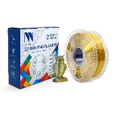 Филамент NVPrint Silk PLA+ Black/Gold для 3D печати диаметр 1.75мм длина 330 метров масса 1 кг Филамент NVPrint Silk PLA+ Black/Gold для 3D печати диаметр 1.75мм длина 330 метров масса 1 кг
