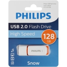Флешка USB PHILIPS IRON (FM12FD150B/97), 128Gb, USB 2.0, R/W 25/18, серый