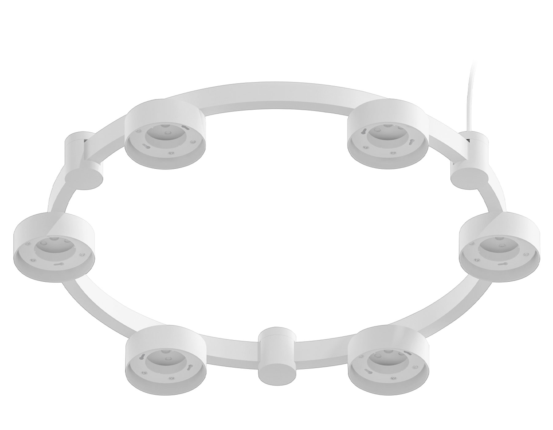 Корпус светильника C9231/6 SWH белый песок D550*70.5mm GX53/6