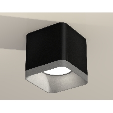 Светильник Ambrella Light XS7806003 SBK/SSL черный песок/серебро песок MR16 GU5.3 (C7806, N7703)