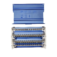 Шины на DIN-рейку в корпусе (кросс-модуль) IEK YND10-4-15-125 ШНК 4х15 3L+PEN