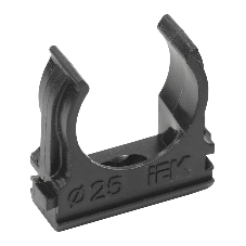 Держатель d25mm IEK CTA10D-CF25-K02-100-PCS (упак.:100шт) черный