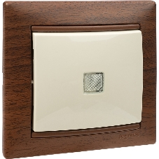 Выключатель Legrand 774310 Valena 10А c подсветкой, сл. кость