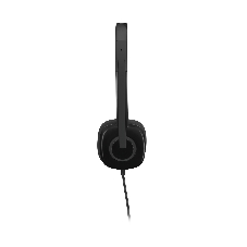Гарнитура Logitech H151 чёрный, проводная, 3.5 мм