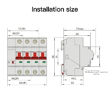 Выключатель MOES Zigbee circuit breaker 1P 16A ZCB-SC-1P16