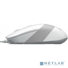 Мышь проводная A4Tech Fstyler FM10 белый/серый, 1600 dpi, USB, кнопки - 4