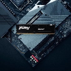 Оперативная память Kingston Fury Beast, DDR5, 128Gb (4x32Gb), 5200MHz, CL40, DIMM, радиатор, черный