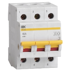 Выключатель нагрузки (мини-рубильник) IEK MNV10-3-040 ВН-32 3Р 40А