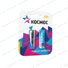 Элемент питания Космос алкалиновый LR LR6 BP-2 (блист.2шт)