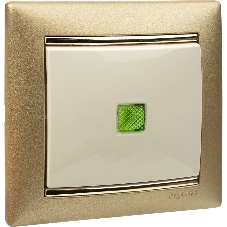 Выключатель Legrand 774310 Valena 10А c подсветкой, сл. кость