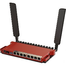 Роутер беспроводной MikroTik L009UiGS-2HaxD-IN AX600 10/100/1000BASE-TX, 2.4Ггц, 8*1Gbit, 1*SFP 2.5Gbit