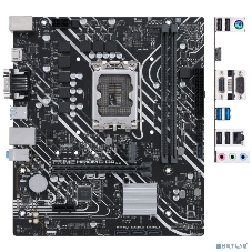 Материнская плата ASUS PRIME H610M-D D4, LGA 1700, Intel H610, 2xDDR4, 4xSATA, 1xM.2, 1xPCIe 4.0 x16, 1xPCI, 1xHDMI, 1xVGA, 1x 1Gb LAN, 2xUSB-A 2.0, 2xUSB-A 3.2 Gen 1, 3x3.5 мм, 7.1, mATX