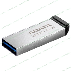 Флешка USB ADATA UR350 (UR350-32G-RSR/BK), 32Gb, USB 3.2, R/W 100/15, серебристый/черный
