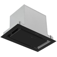 Вытяжка встраиваемая Krona Selina 600 Glass S черный, 52 см, 1300 куб. м/ч, 61 дБ