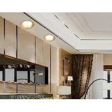 Светильник Ambrella light TN51812 GD золото GX53 max 15W D105*36
