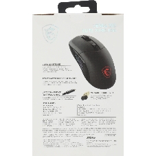 Мышь беспроводная/проводная MSI Versa 300 Elite черный, 26000 dpi, радиоканал, Bluetooth, USB, кнопки - 6