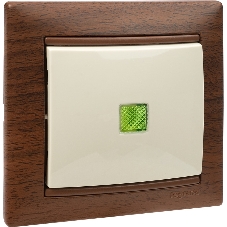 Выключатель Legrand 774310 Valena 10А c подсветкой, сл. кость