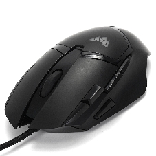 Мышь проводная Crown CMGM-901 черный, 4800 dpi, USB, кнопки - 8