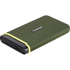 Внешний SSD Transcend Portable SSD ESD380C, 1000GB, Type-C, USB 3.2 Gen2, R/W 2000/2000MB/s, 97x54x13мм, два кабеля в комплекте (3 года)