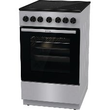 Плита электрическая Gorenje GEC5B41SG серый, конфорок 4 шт, духовка 62 л, 50 см x 85 см x 59.4 см