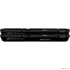 Оперативная память Kingston Fury Beast Black, DDR5, 64GB (2x32GB), 5200 MHz, CL40, с радиатором, чёрный