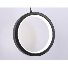 Настенный светодиодный светильник Ambrella light FL51652/1+1 BK/GD черный/золото 10W 4200K 500*227*90