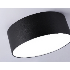 Потолочный светодиодный светильник Ambrella light FV5514 BK черный LED 15W 4200K D120*58 (Без ПДУ)