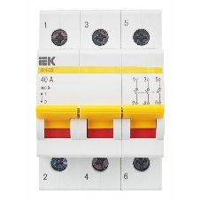 Выключатель нагрузки (мини-рубильник) IEK MNV10-3-040 ВН-32 3Р 40А