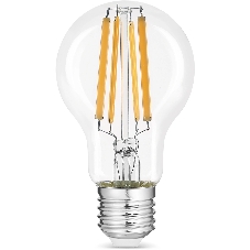 Лампа светодиодная Gauss Filament 102902120 20Вт цок.:E27 груша 220B св.свеч.бел.теп. (упак.:10шт)
