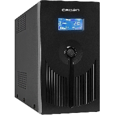 Источник бесперебойного питания CROWN Line Intractive CMU-SP1200IEC LCD USB 1200VA\720W, корпус металл, 2x12V/9AH, розетки 8*IEC, трансформатор AVR 140-290V, LCD-дисплей, cъемный кабель 1.2 м, порт RJ11/45, порт USB, защита: от перегрузки, от КЗ, от скачков напряжения