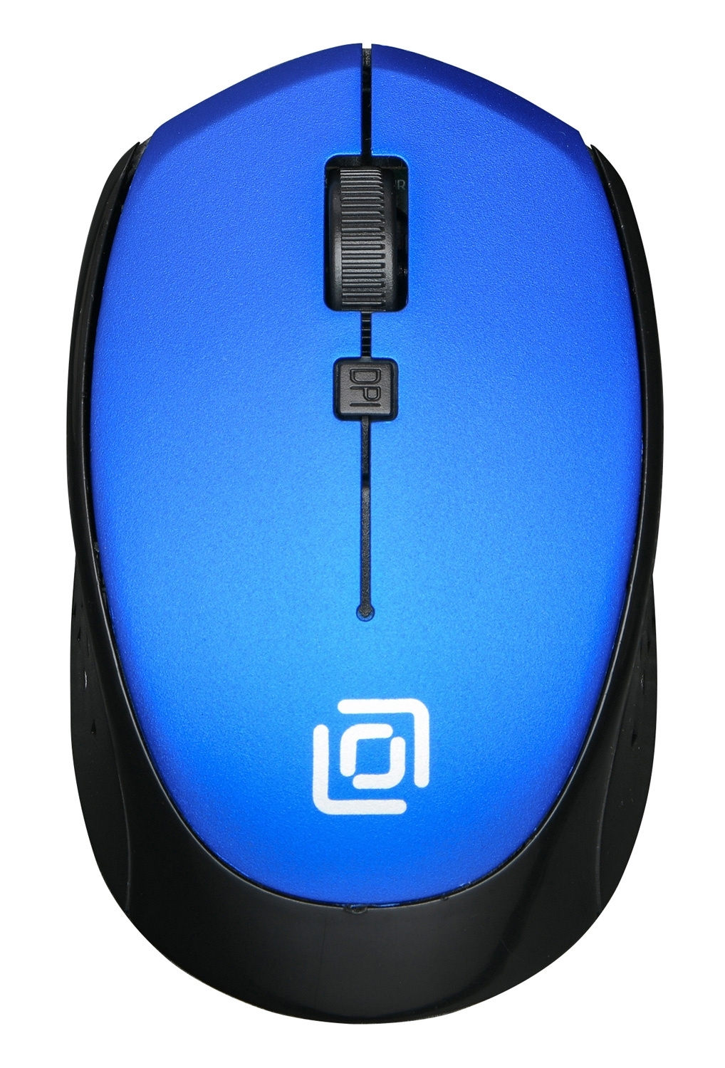 Мышь беспроводная Oklick 488MW синий/черный, 1600 dpi, радиоканал, USB, кнопки - 4