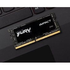 Оперативная память Kingston Fury Impact, DDR4, 8GB (1x8GB), 3200MHz, CL20, SO-DIMM
