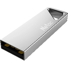 Флешка USB Netac U326 (NT03U326N-064G-20PN), 64Gb, USB 2.0, R/W 50/15, серебристый