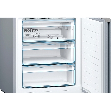 Холодильник Bosch KGN49XLEA нержавеющая сталь двухкамерный 330/108л морозилка снизу, No Frost