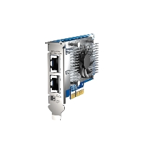 Сетевая карта QNAP QXG-10G2T-X710 LAN Expansion Card, PCIe Gen 3, Two 10GbE (10G/5G/2.5G/1G/100M)) Ports with SR-IOV and iSCSI, Block-based, Supports Multiple Virtual Disk Modes