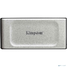 Внешний SSD Kingston XS2000, 4TB, USB 3.2 Gen 2x2 Type-C, R/W 2000/2000, серебристый