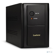 Источник бесперебойного питания ExeGate EX292613RUS SpecialPro UNB-2200.LED.AVR.2SH.RJ.USB 2200VA/1300W,LED, AVR,2*Schuko, RJ45/11, USB, металлический корпус, черный