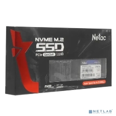 Накопитель SSD Netac NV2000, 256Gb, PCIe 3.0 x4, M.2 2280, NVMe, R/W 2500/1000