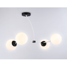 Светитльник Ambrella Light TR2542/4 WH/BK белый/черный E27/4 max 60W 700*450*450