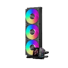 Система охлаждения Water Cooling System PCCooler DS360 Display BK (310W, 360мм, LED, Black, ARGb Pump/Fans: 3x120мм, 90.56CFM, 39.8dBA, 2500RPM/Pump height 65мм, 15dBA, 2600RPM, Rad thickness 27мм/S: 1851, 1700, 1200, 115X, AM5, AM4)