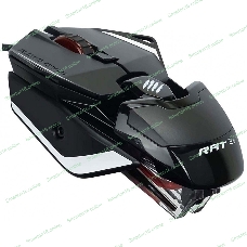 Мышь проводная Mad Catz R.A.T. 2+ черный, 5000 dpi, USB, кнопки - 3