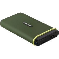 Внешний SSD Transcend Portable SSD ESD380C, 1000GB, Type-C, USB 3.2 Gen2, R/W 2000/2000MB/s, 97x54x13мм, два кабеля в комплекте (3 года)