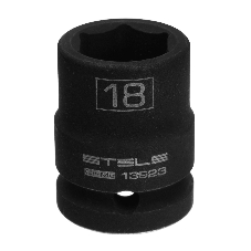 Головка ударная шестигранная Stels 18 мм, 1/2