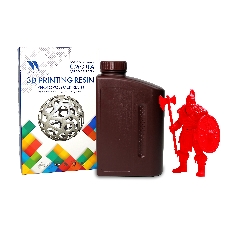 Фотополимерная смола NVPrint Standard Resin Clear Red для 3D печати 1 кг (бут) Фотополимерная смола NVPrint Standard Resin Clear Red для 3D печати 1 кг (бут)