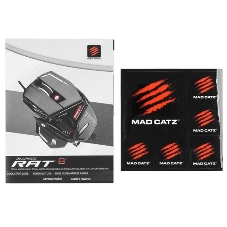 Мышь проводная Mad Catz R.A.T. 8+ черный, 16000 dpi, USB, кнопки - 11