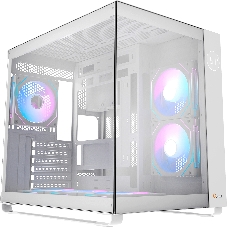 Компьютерный корпус Ocypus Iota C70 WH ARGb ATX/win/белый/6 ARGb fans/no PSU/Tempered Glass