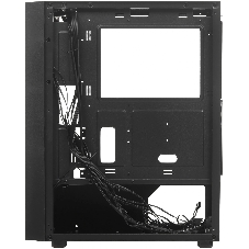 Корпус без блока питания PCCOOLER MA100 MESH BK, Mesh Mid Tower, черный, TG, 0.4 SPCC, 3x120мм ARGb ATX, mATX, mITX 160/310/180мм 2x2.5