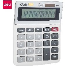 Калькулятор настольный Deli E1217 в ассортименте 12-разр. 1003503