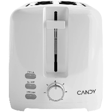Тостер Candy CT-250 белый, 930 Вт, 2 слота