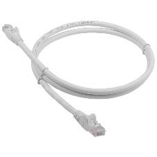 Патч-корд LANMASTER LSZH UTP кат.6, 3.0 м, белый
